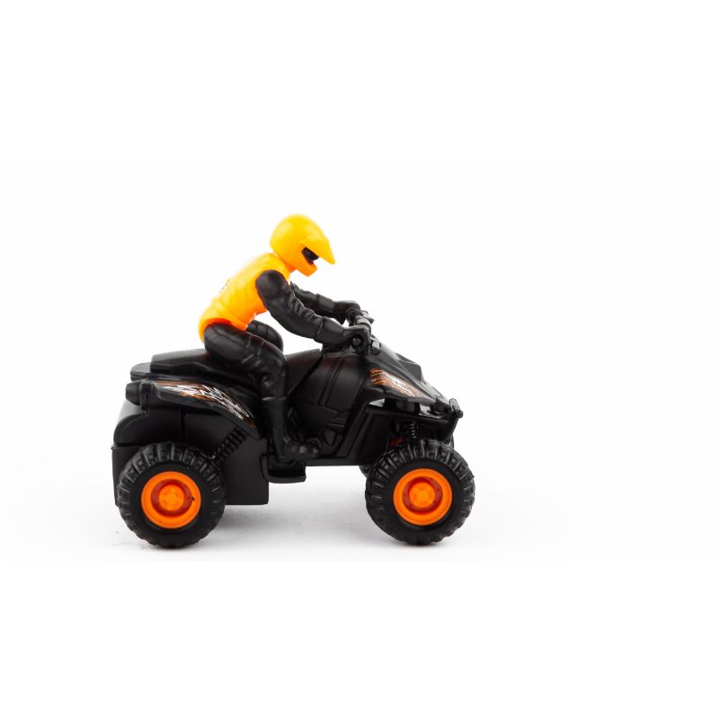Maisto - 8cm Pullback Powered ATV - Orange