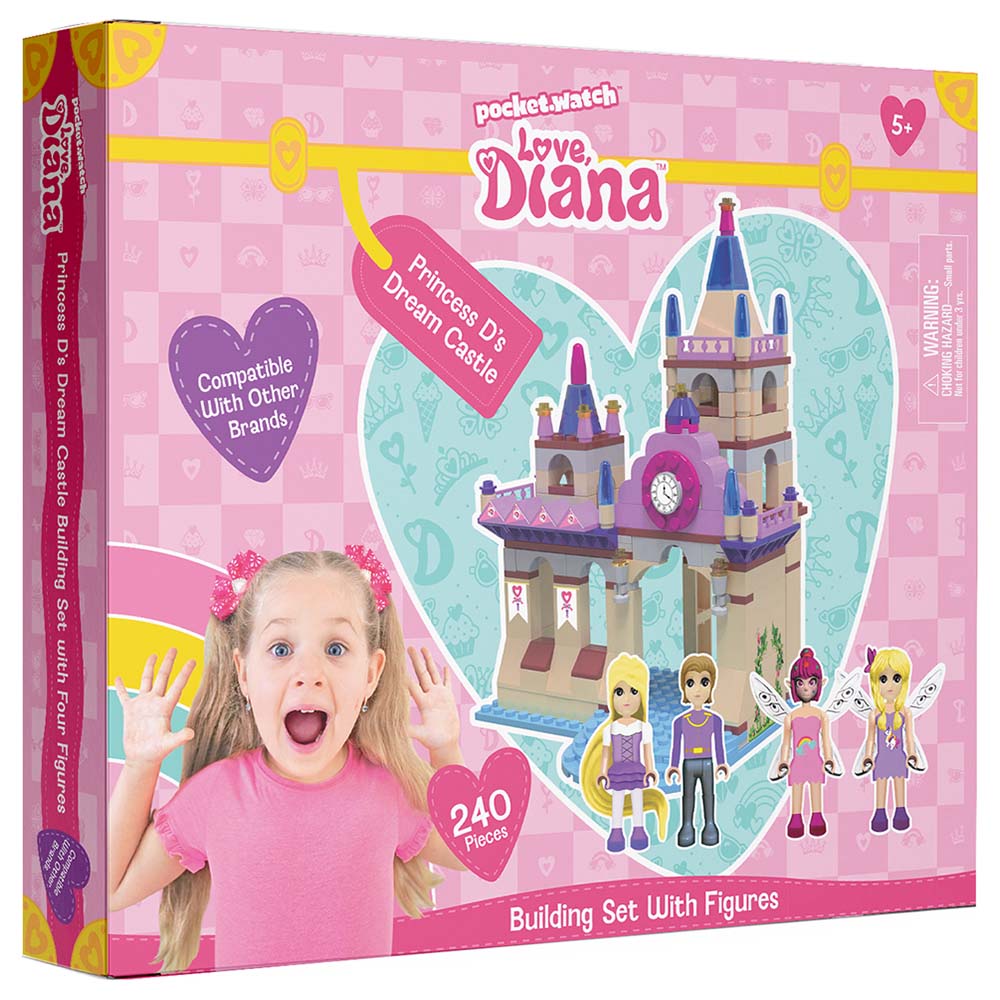 Love Diana - Princess D's Dream Castle Building Set 240Pcs