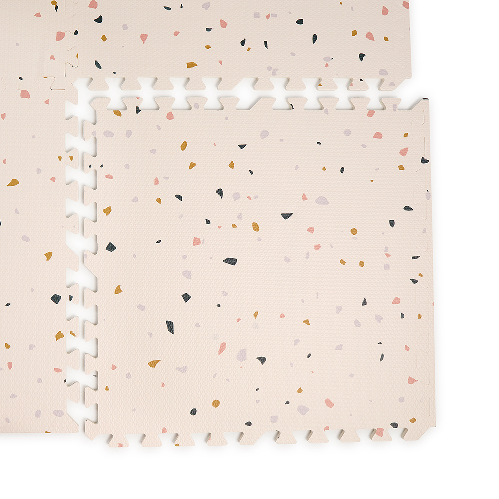 Bumble & Bird - BabySafe Foam Play Mat, Stylish Terrazzo 6-Piece