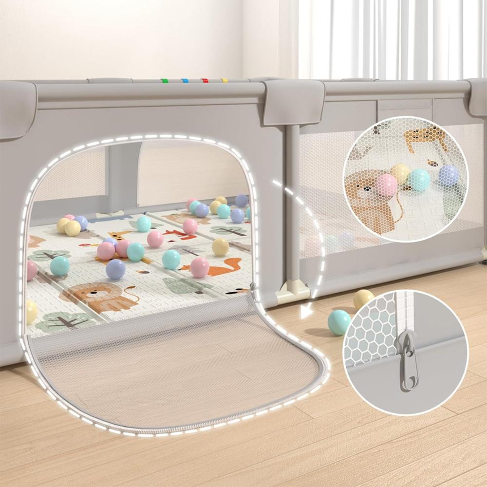 HOCC Extra Large Baby Playpen With Ocean Balls - 50pcs