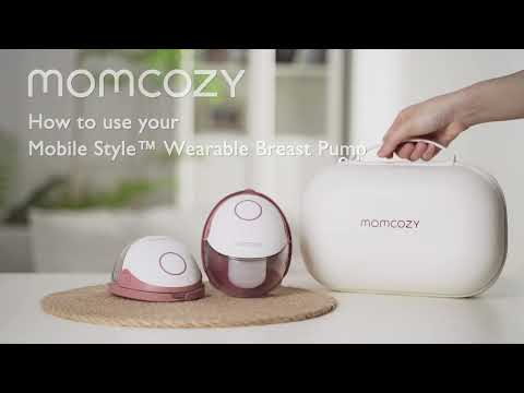 Momcozy - Mobile Style Hands-Free Double Breast Pump M6 - Maroon