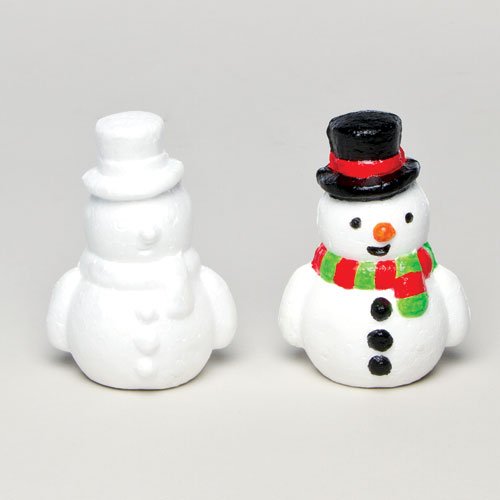 Baker Ross - Polystyrene Snowman - Pack of 5