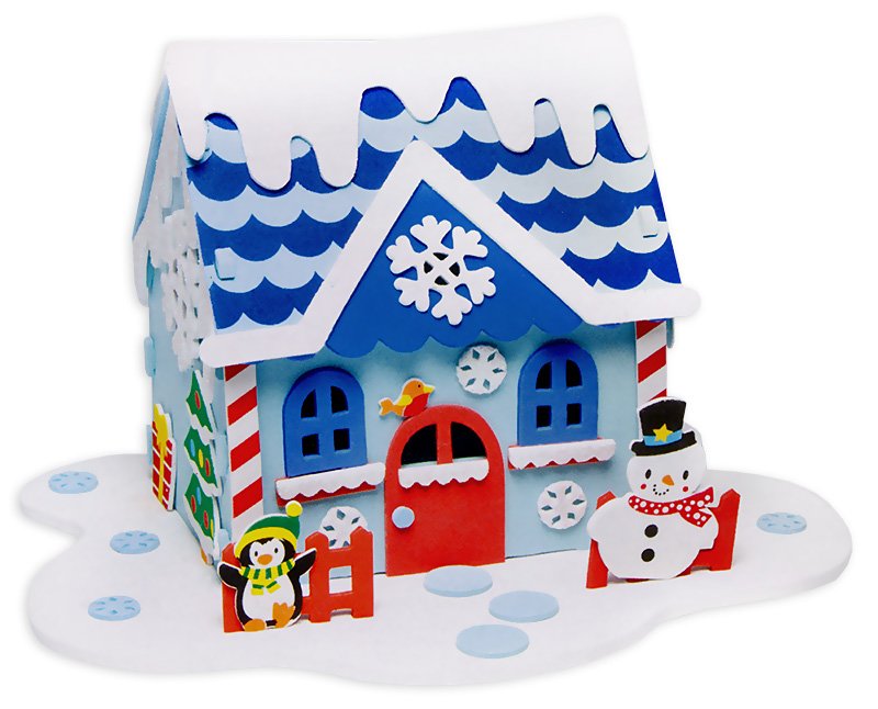 Baker Ross - Snowman 3D House Kits (Each)