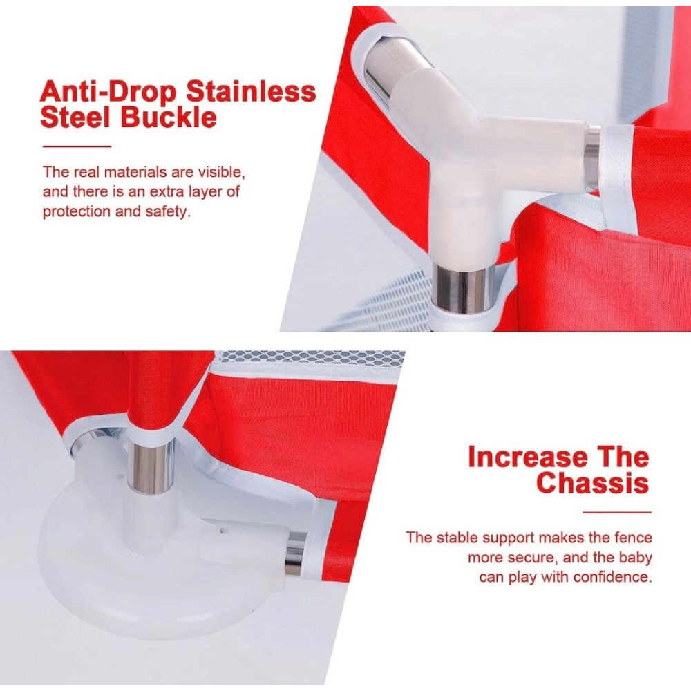 Pikkaboo - MyFunPlay Portable Playpen with 30 Free Balls - Red