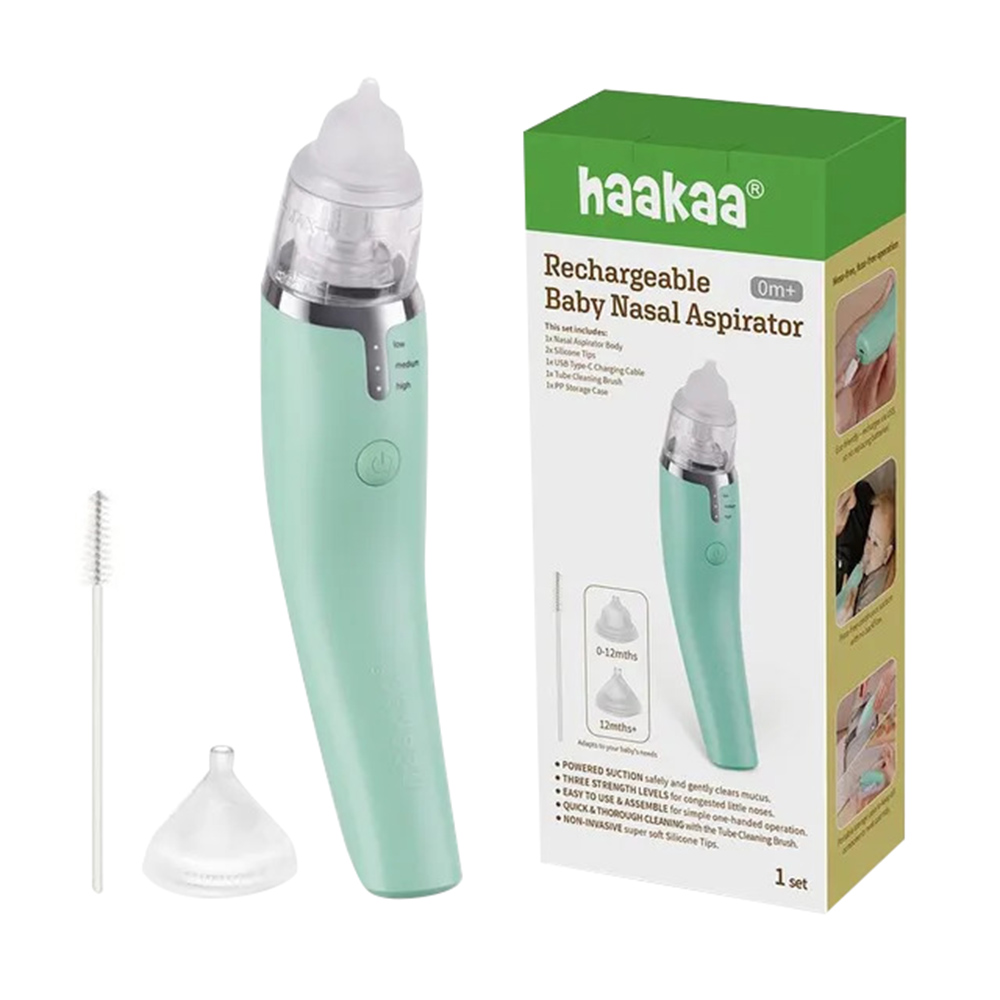 Haakaa - Electric Baby Nasal Aspirator - Snot Nose Cleaner