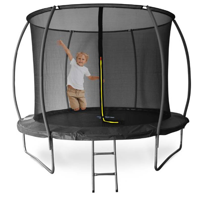Buddiez 12ft Outdoor Trampoline with Safety Net & Ladder 366cm