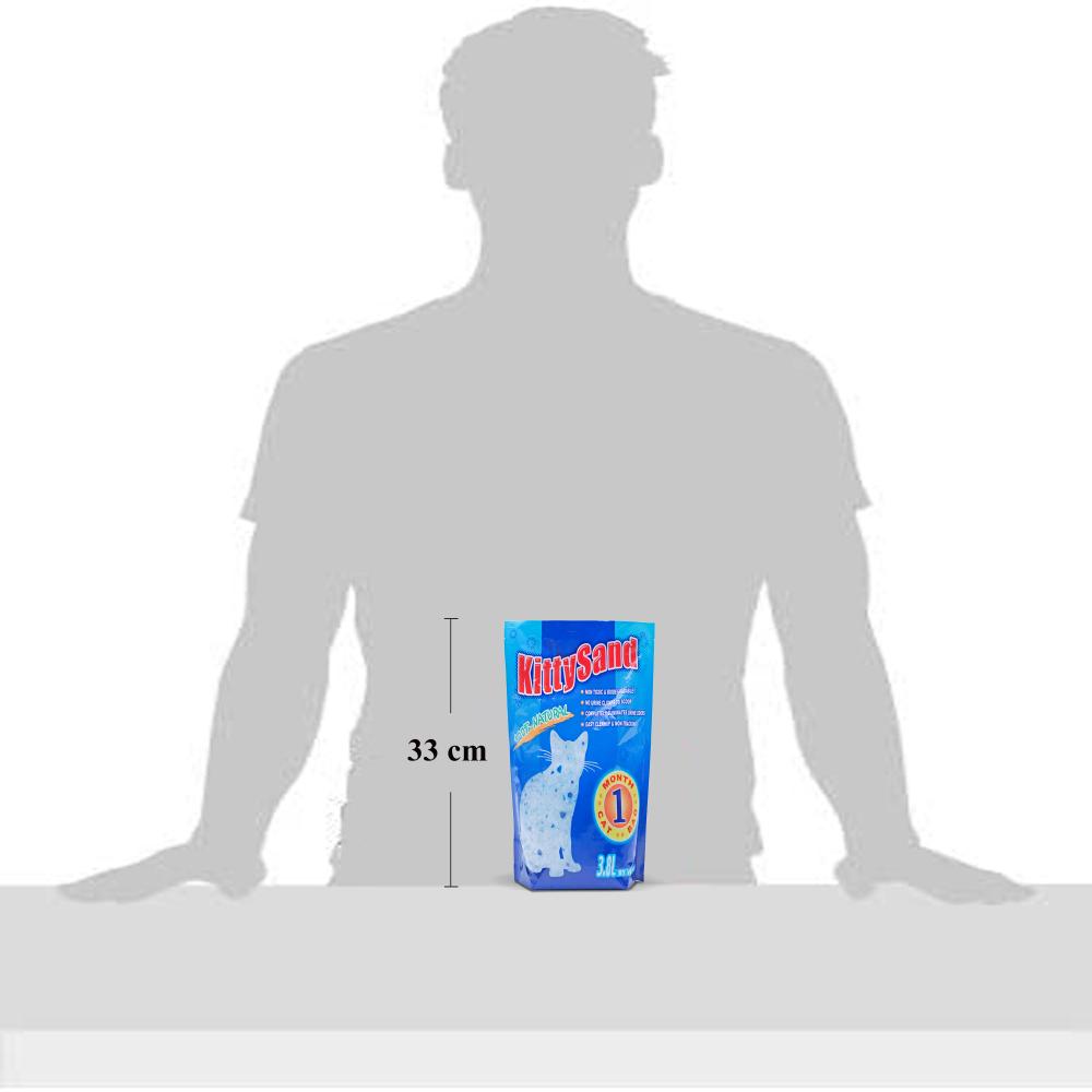 KittySand - Silica Crystal Cat Litter 3.8L - Plain