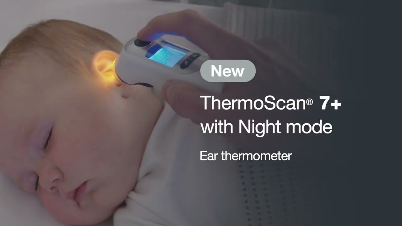 Braun ThermoScan 7+ Ear thermometer with Night Mode