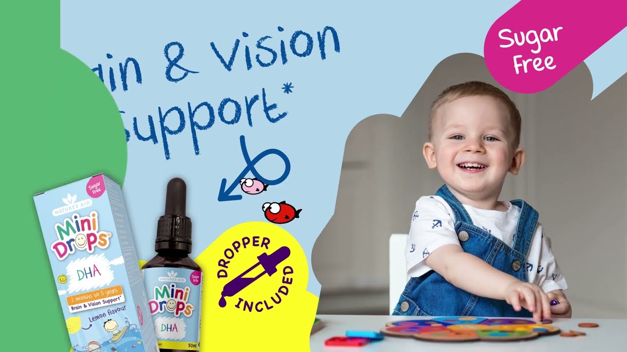 Nature's Aid DHA Mini Drops For Infants & Children - 50ml