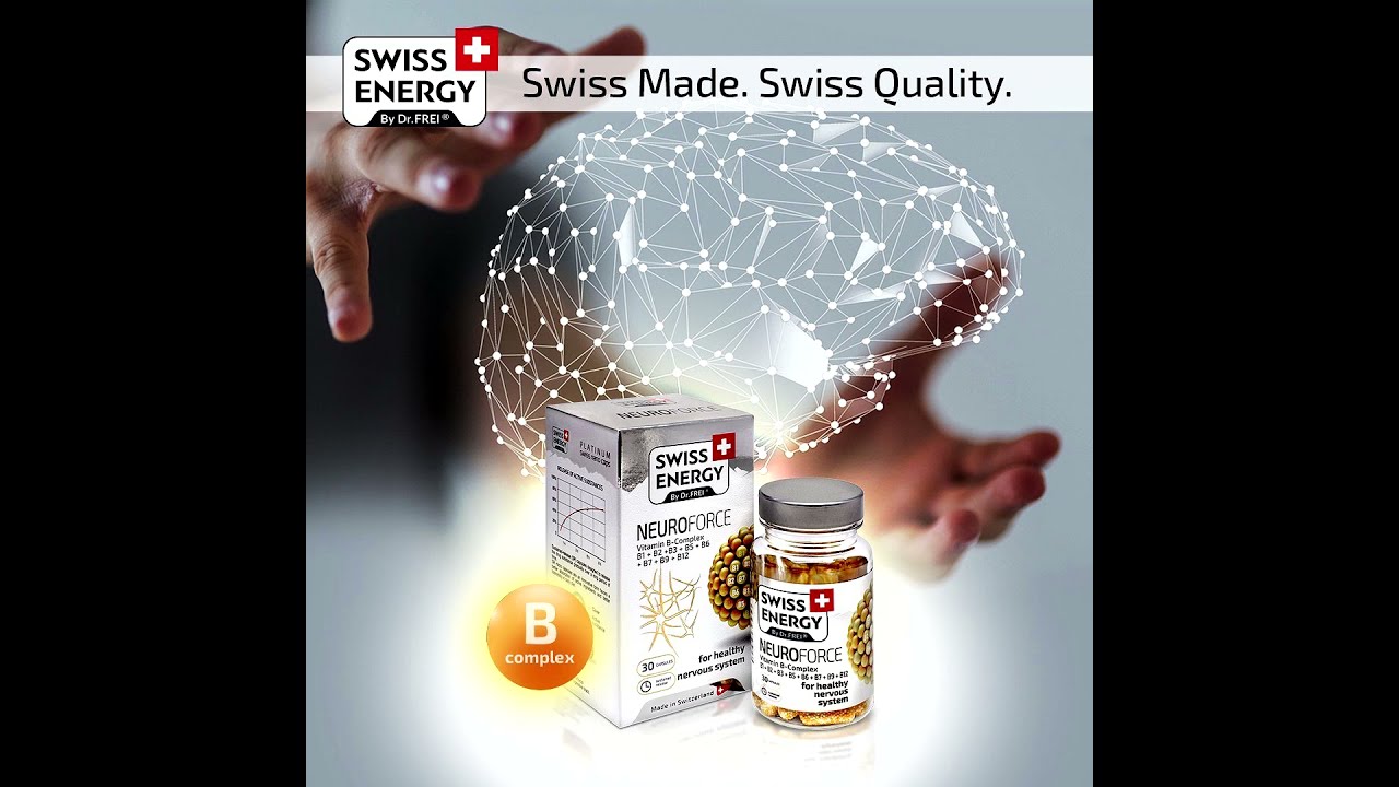 Swiss Energy - Neuroforce Capsules for Cognitive and Focus Support, 30 Capsules