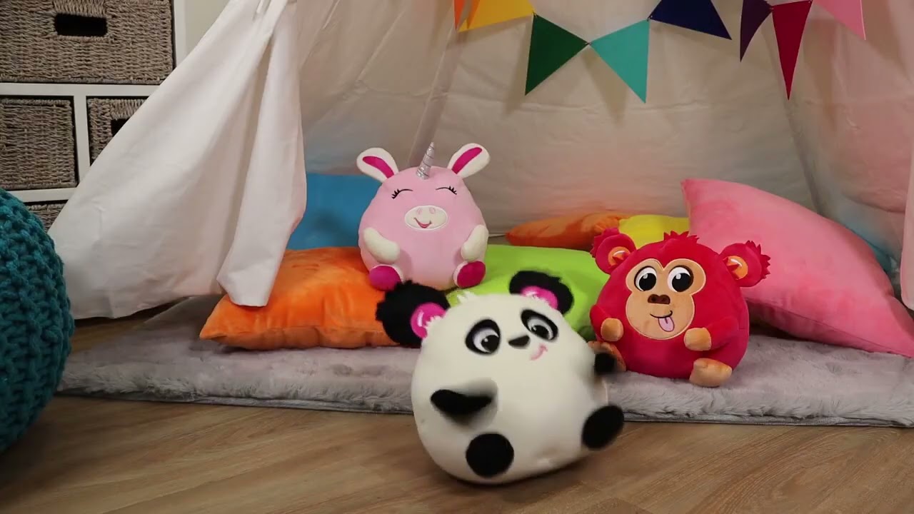 Golden Bear - Windy Bums Soft Toy - Panda - White