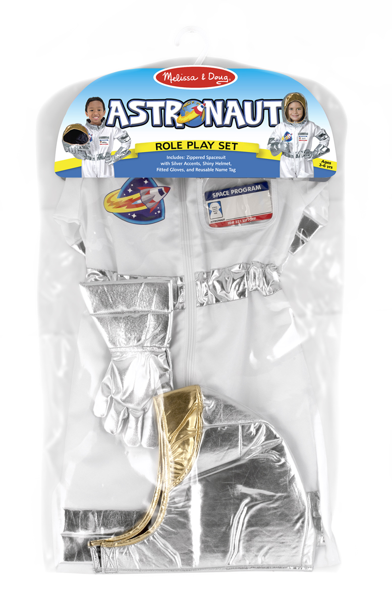 Melissa & Doug Astronaut Role Play Costume Set - Pretend Play Outfit