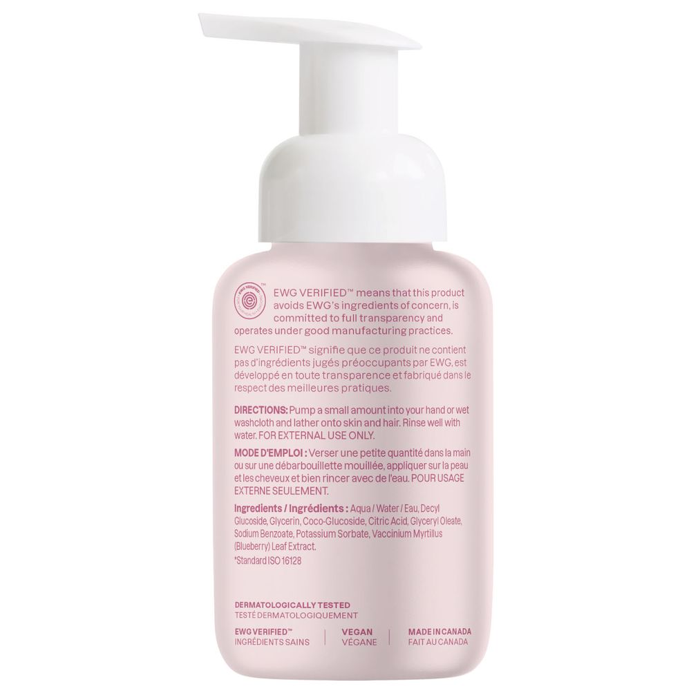 Attitude - 2-in-1 Fragrance Free Baby Leaves Foaming Wash 295ml