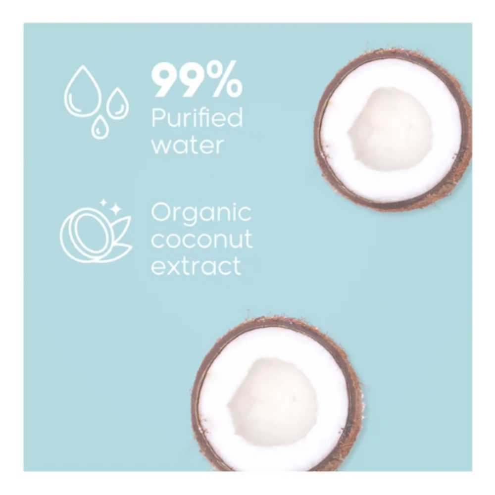 Kim & Kimmy - Coconut Wipes - Pack of 4 (280 Pcs total)