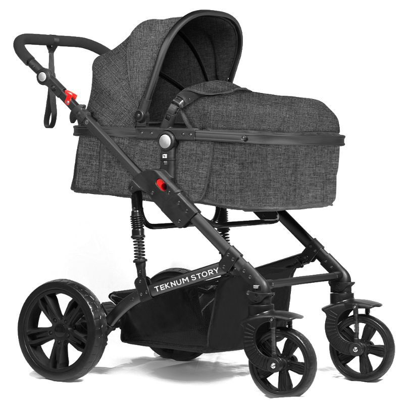 Teknum - 3-in-1 Pram Stroller - Space Grey
