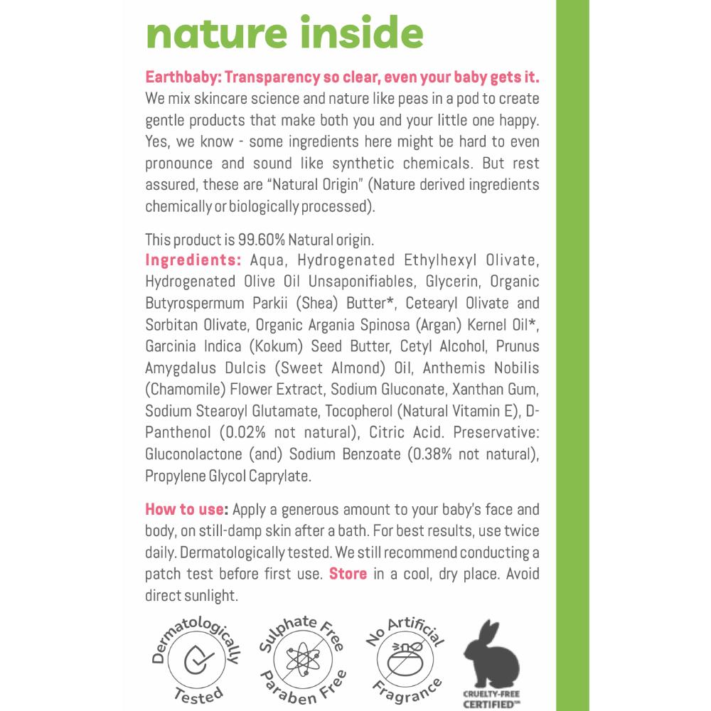 Earthbaby Baby - Baby Moisturising Lotion - 275ml