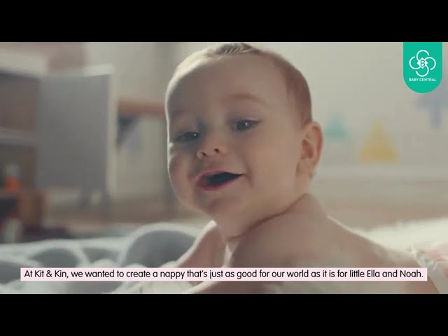 Kit & Kin - Eco Diapers Size 2-4-8kg - 38 Diapers