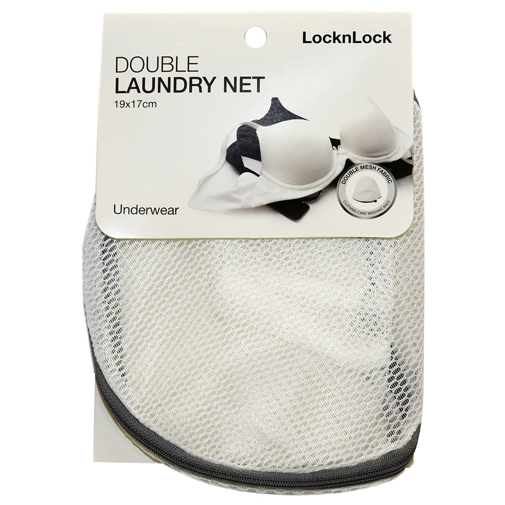 LOCK&LOCK - Double Laundry Net - Underwear - White