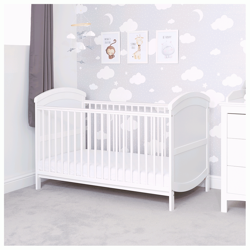 Baby Elegance - Walt Cot Bed - White (Exclusive)