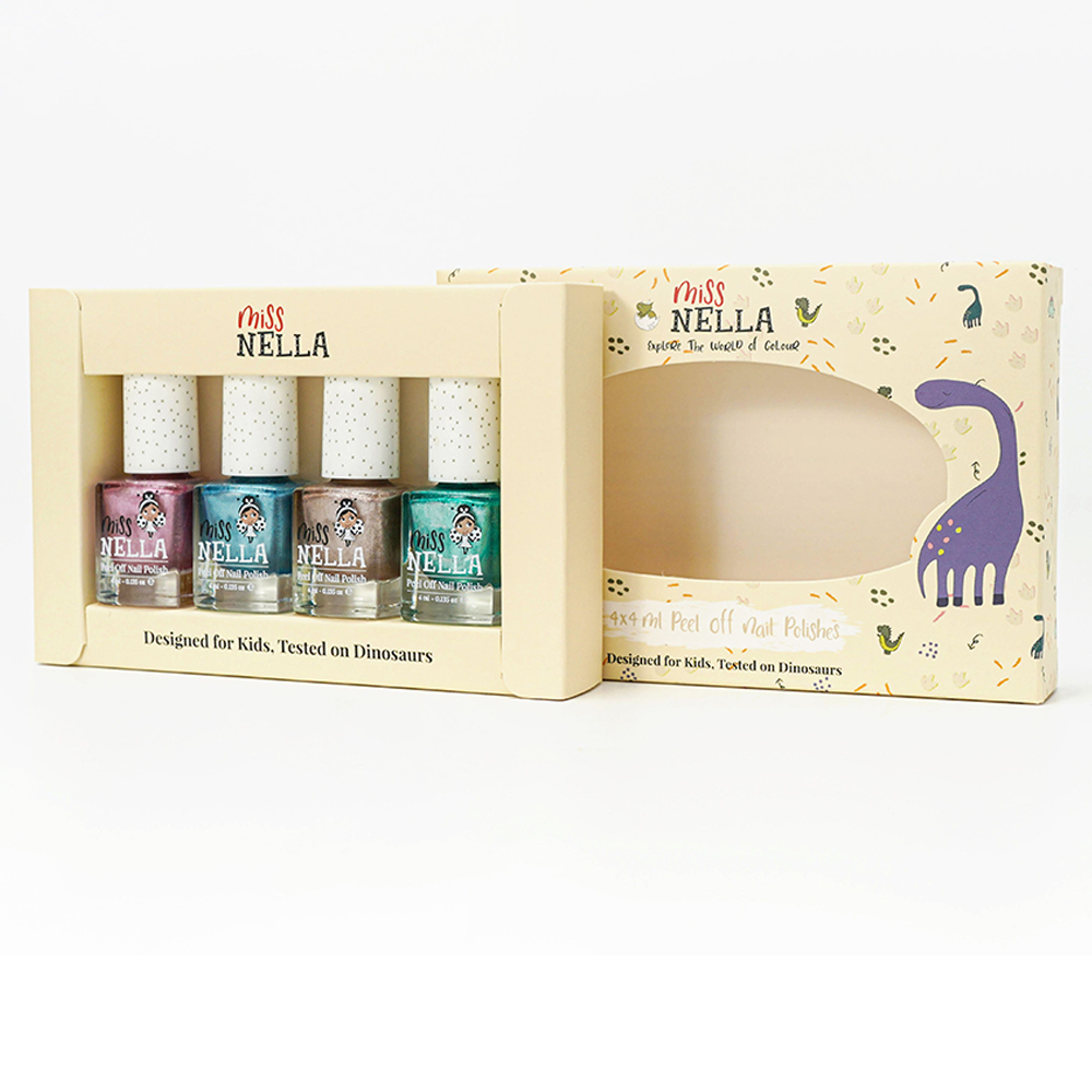 Miss Nella - Dino Collection Nail Polish Pack of 4