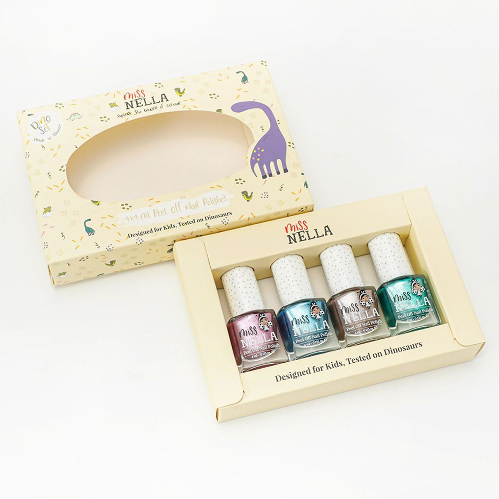 Miss Nella - Dino Collection Nail Polish Pack of 4