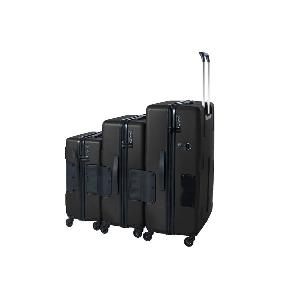 TACH Luggage - Connectable Luggage 3pc-Set - Black