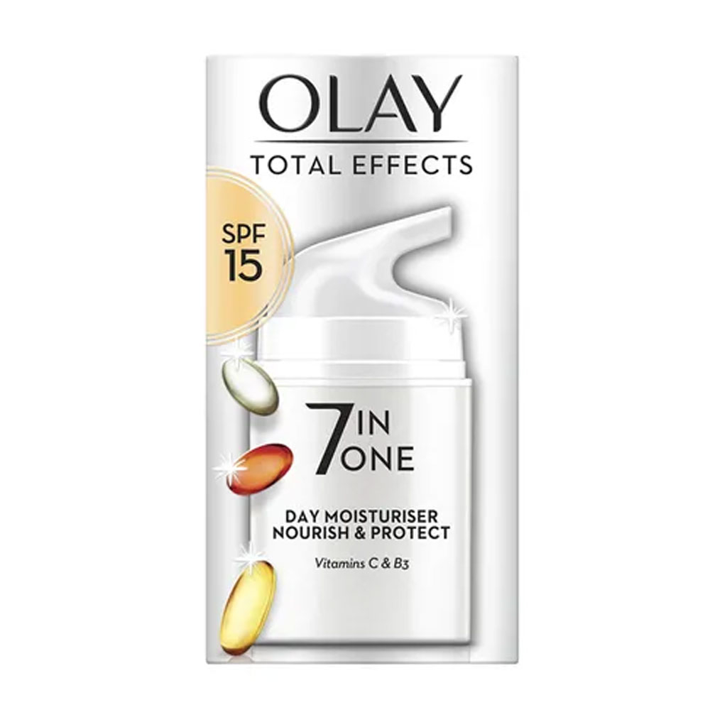 Olay Face Moisturizer Total Effects 7-in-1 - Day Moisturiser Nourish & Protect Vit C & B3