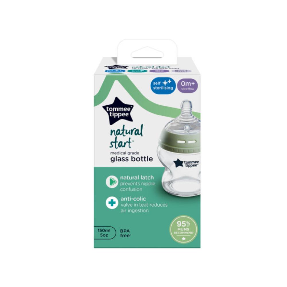 Tommee Tippee -Self-Sterilizing Glass Bottle - 150ml
