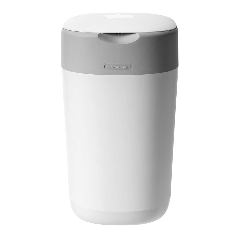 Tommee Tippee Twist and Click Advanced Nappy Bin with 1x Refill Cassette - White