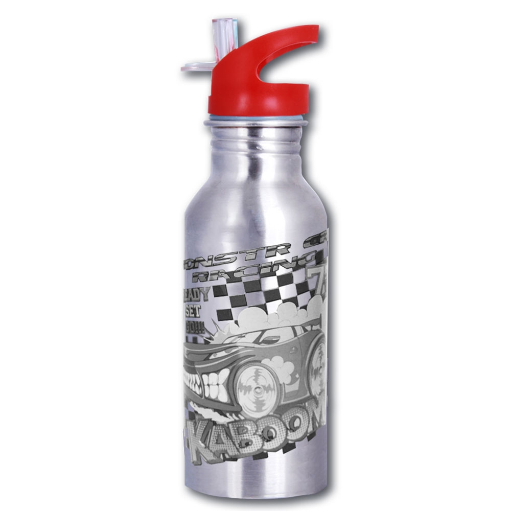 Magic Bottle - Racing Car Color Changing Bottlel - Red - 600ml
