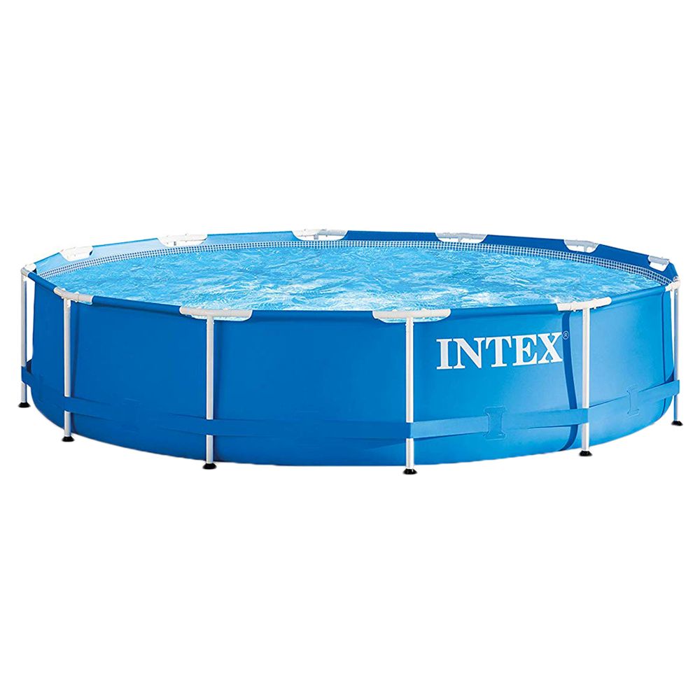 Intex Metal Frame Pool With Pump (12ft)