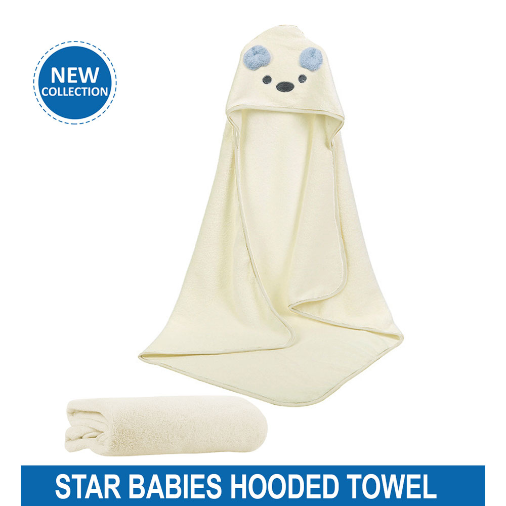 Star Babies - Microfiber Hooded Towel - Design May Vary